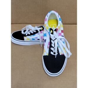 USED Vans Rainbow unisex Sneakers-Size 4.5 men/6 women